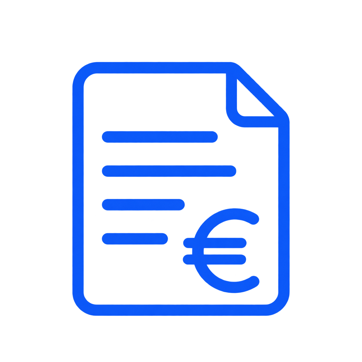 Contract icon representing agreed haulage tariffs